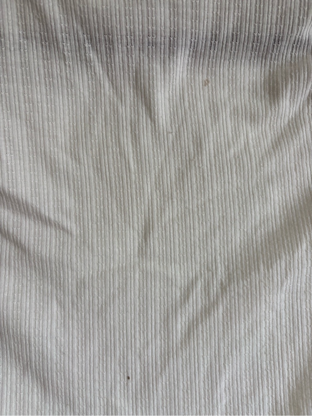 Altar'd State Cream Ribbed Ruffle Crop Top - Picture 4 of 4